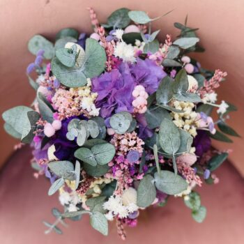 ramo de novia malva 4