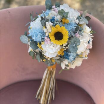 ramo de novia girasol8