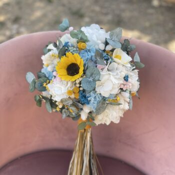ramo de novia girasol9