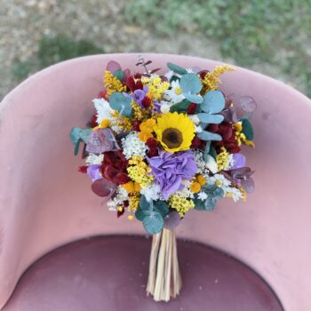 ramo de novia girasol10