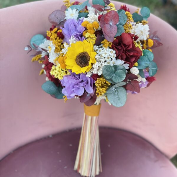 ramo de novia girasol 1