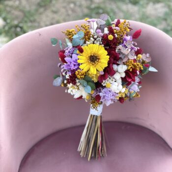 ramo de novia girasol5