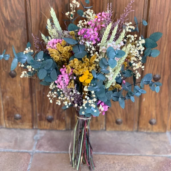 ramo valentina detrás Ramo de Flores Preservadas Valentina
