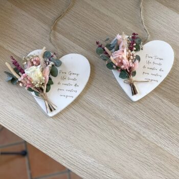 corazón con ramillete 8