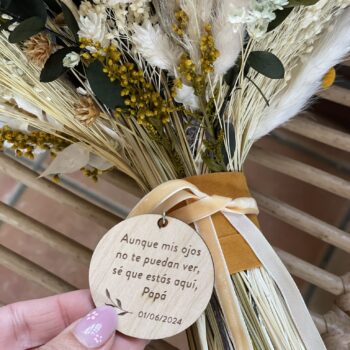 medalla ramo de novia 8
